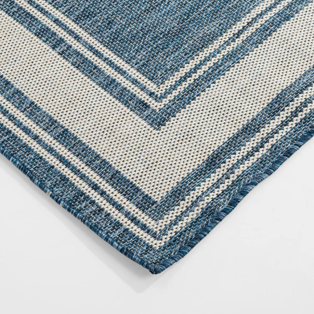 Dywan do przedpokoju niebieski PALMA 80x150 cm