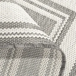 Dywan do przedpokoju szary PALMA 80x150 cm