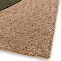 Dywan do salonu wełniany kremowo-brązowy ELEMENTS 200x290 cm