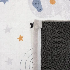 Dywan drukowany biały BEAR PETRA 80x140 cm