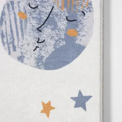 Dywan drukowany biały BEAR PETRA 80x140 cm