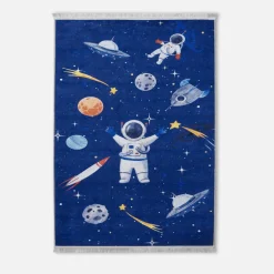 Dywan drukowany niebieski SPAC PETRA 120x160 cm