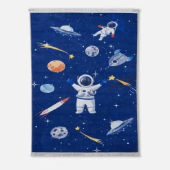 Dywan drukowany niebieski SPAC PETRA 160x230 cm