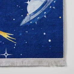 Dywan drukowany niebieski SPAC PETRA 160x230 cm