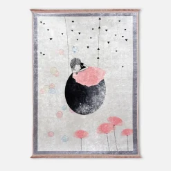 Dywan drukowany różowy ZALA PETRA 120x160 cm