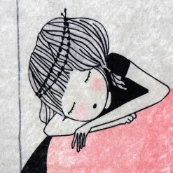 Dywan drukowany różowy ZALA PETRA 80x140 cm