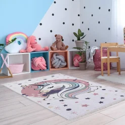 Dywan drukowany wielokolorowy UNI PETRA 160x230 cm