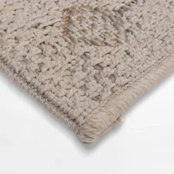 Dywan etniczny KEMET, szaro-beżowy, 80x150 cm