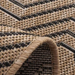 Dywan geometryczny beżowy 60x100 cm