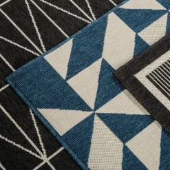 Dywan geometryczny do przedpokoju STIARNA 80x150 cm