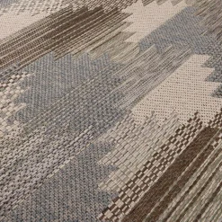 Dywan geometryczny KEMET ROMBY, szary, 120x170 cm