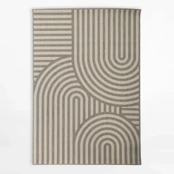 Dywan geometryczny szary PIATTO 120x170 cm