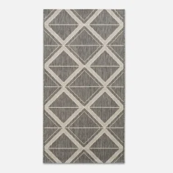 Dywan geometryczny szary JUTA 80x150 cm