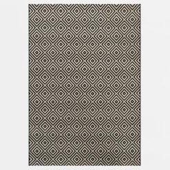 Dywan kremowo-czarny PIATTO 160x230 cm