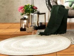 Dywan na zewnątrz okrągły ROUND 120 cm