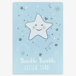 Dywan niebieski z gwiazdką PLAY 80x120 cm