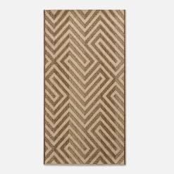 Dywan nowoczesny beżowy JUTA 80x150 cm