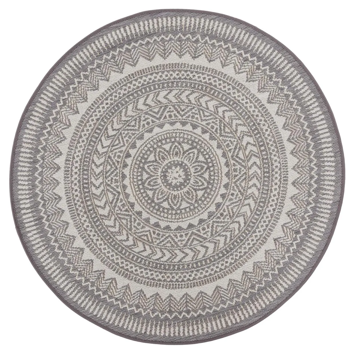 Dywan okrągły PIATTO SZARY 120 cm