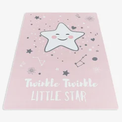 Dywan różowy z gwiazdką PLAY 120x170 cm