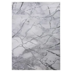 Dywan SPAZZIO SPĘKANIA SREBRNE 160x230 cm