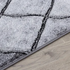 Dywan w szare romby MILLEY 200x300 cm