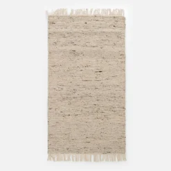 Dywan wełniany kremowy LIMA 80x150 cm