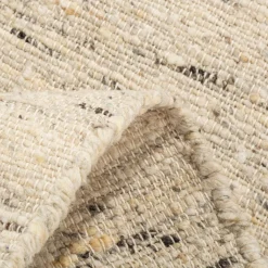 Dywan wełniany kremowy LIMA 80x150 cm