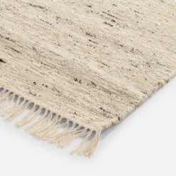 Dywan wełniany kremowy LIMA 80x150 cm