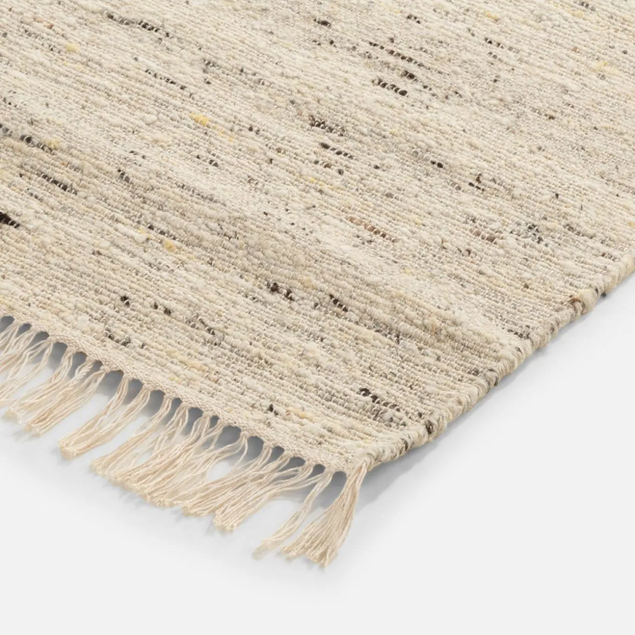 Dywan wełniany kremowy LIMA 80x150 cm