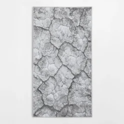 Dywan wzór kora drzewa szary MIRACLE 80x150 cm