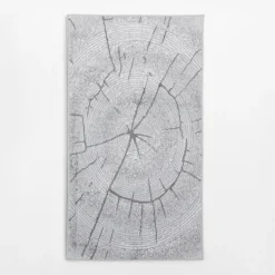 Dywan wzór plaster drewna szary MIRACLE 80x150 cm