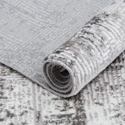 Dywan z frędzlami - jasnoszary KASHMIR 80x150 cm