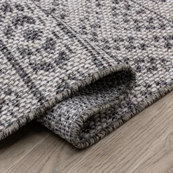 Dywan z frędzlami kremowy FLETTE 120x170 cm