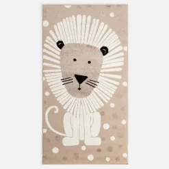 Dywan z lwem kremowy STEP 80x150 cm