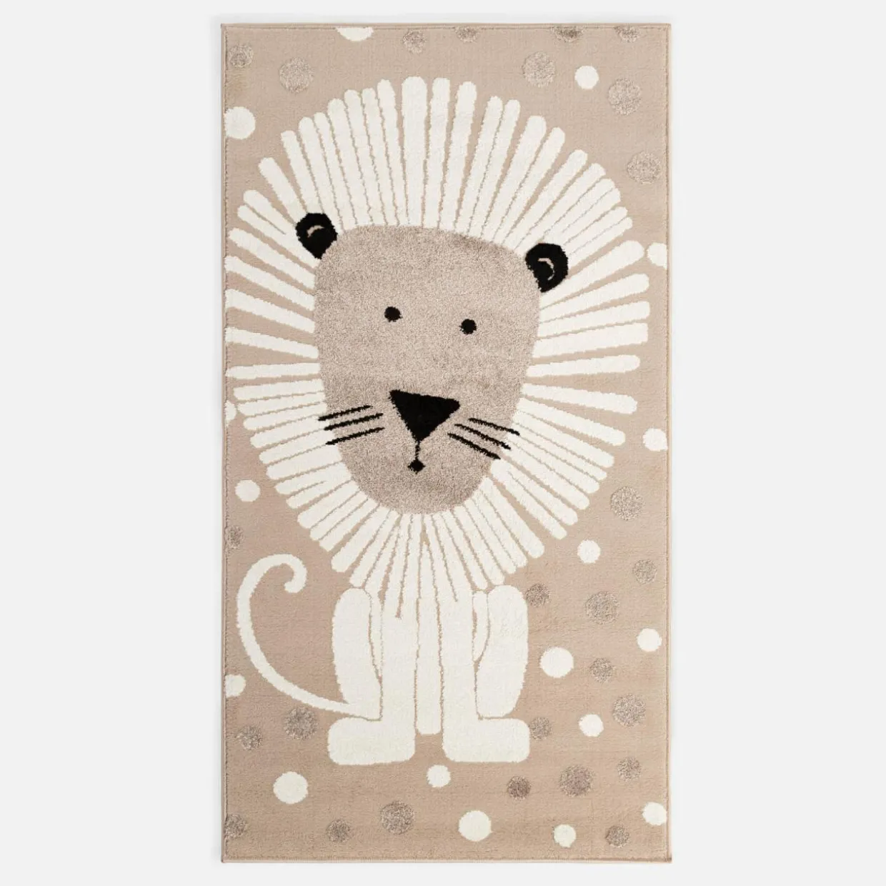 Dywan z lwem kremowy STEP 80x150 cm