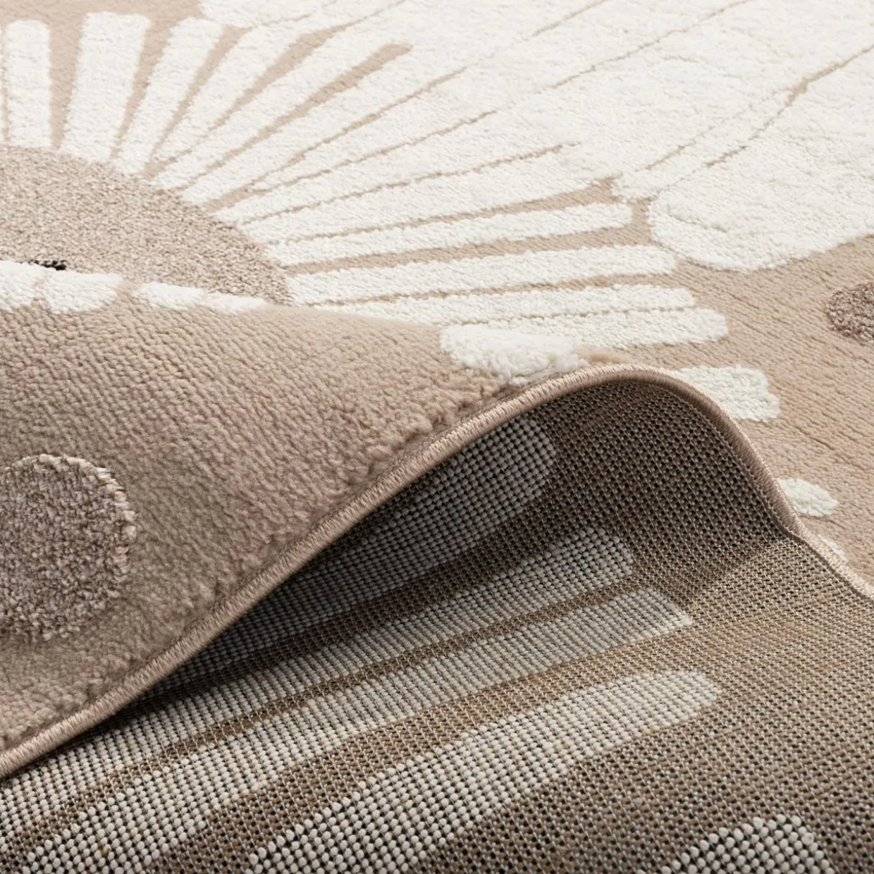 Dywan z lwem kremowy STEP 80x150 cm