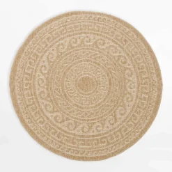 Dywan zewnętrzny COMILLA, ornament, beżowy, 120 cm