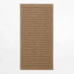 Dywan zewnętrzny DHAKA, beżowo-czarny, 80x150 cm