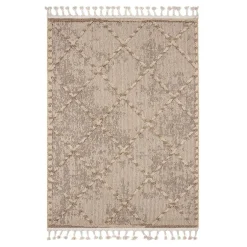 Dywan zewnętrzny romby beż BOUCLE 120x170 cm