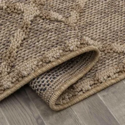 Dywan zewnętrzny romby beż BOUCLE 120x170 cm