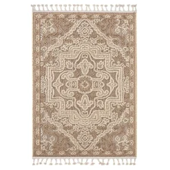 Dywan zewnętrzny rozeta beż BOUCLE 160x230 cm