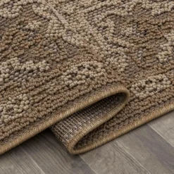 Dywan zewnętrzny rozeta beż BOUCLE 80x150 cm