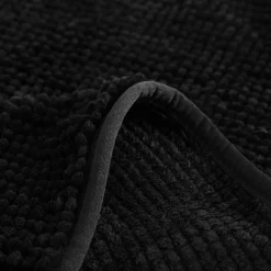 Dywanik łazienkowy czarny TOLEDO 40x60 cm