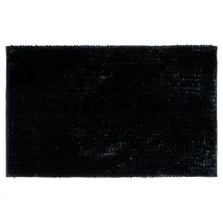 Dywanik łazienkowy czarny CHENILLE 40x60 cm