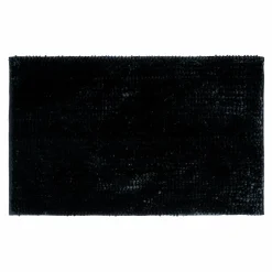 Dywanik łazienkowy czarny CHENILLE 60x90 cm
