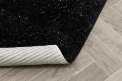 Dywanik łazienkowy GLAM CZARNY 60x100 cm