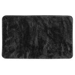 Dywanik łazienkowy glamour czarny GLAM 50x80 cm