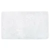 Dywanik łazienkowy glamour biały 50x80 cm