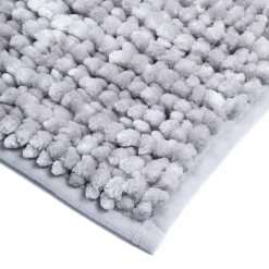 Dywanik łazienkowy jasnoszary CHENILLE 60x90 cm