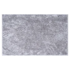Dywanik łazienkowy jasnoszary CHENILLE 40x60 cm